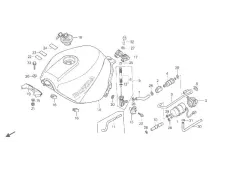 Tapon gasolina Honda Cbr 600 1987 - 1990
