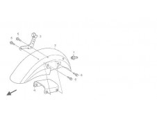 ALETA DELANTERA Honda Varadero 125 2001-2004