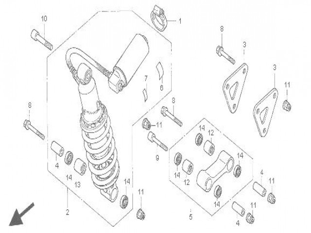 Bieletas Honda Cbr 900 919 cc 1998 - 1999