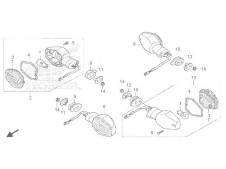 INTERMITENTE TRASERO IZQUIERDO Honda Cb 1000 r 2008 - 2018