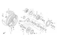 BUJE DE RUEDA TRASERA Honda Cb 1000 r 2008 - 2018