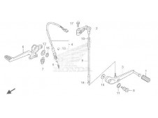 INTERRUPTOR FRENO TRASERO Honda Cb 1000 r 2008 - 2018