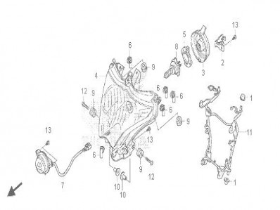 FARO Honda Cb 1000 r 2008 - 2018