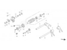 EJE SELECTOR CAMBIO Honda Cb 1000 r 2008 - 2018