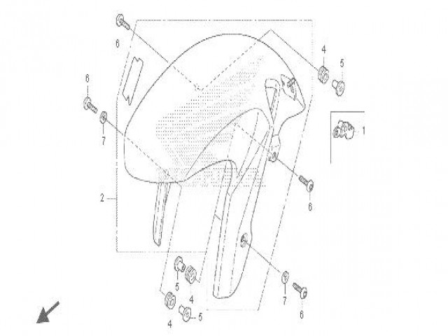 ALETA DELANTERA Honda Cb 1000 r 2008 - 2018