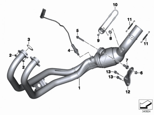 Colectores Bmw F800 GT, F800 S 2004 - 2019