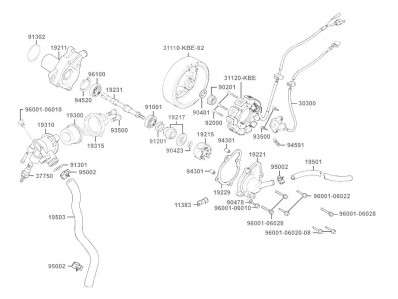 BOMBA AGUA Kymco Bet&win 125 2004-2010