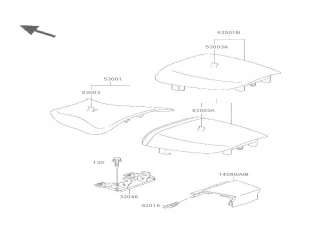 Union colin KAWASAKI ZX 9 R 900 1994-1996  motodesguace