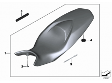 Asiento alto BMW F800 ST 800 2006-2008  repuestos de motos