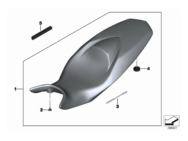 Asiento alto BMW F800 ST 800 2006-2008  repuestos de motos
