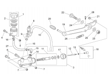 Bomba freno trasero APRILIA RS 50 1999-2005  desguace motos
