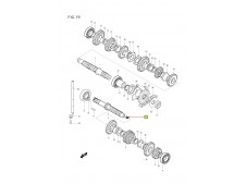 EJE PRIMARIO DEL CAMBIO Hyosung Gt 650 r - gt 650 s comet - gt 650 2005 - 2009