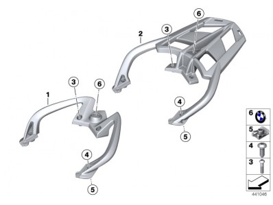 Asidero colin Bmw f800 r 2017 - 2019