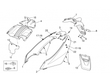 Union colin negro APRILIA SPORTCITY 200 2004-2010  recambios para moto