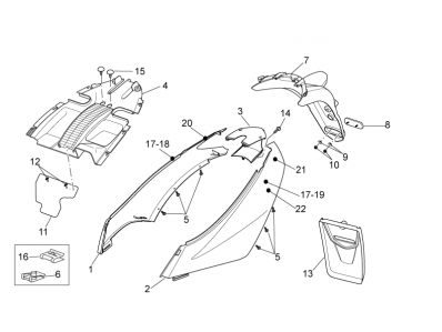 Union colin negro APRILIA SPORTCITY 200 2004-2010  recambios para moto