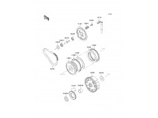 Campana embrague Kawasaki kle 500 2005 - 2007