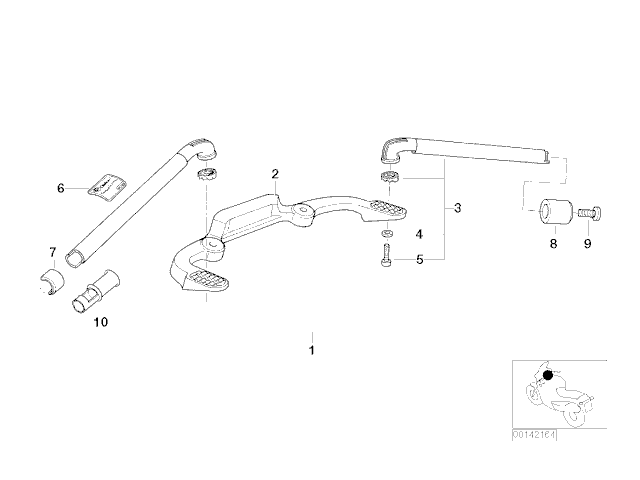 Semimanillar Bmw R1150 rs 2000 - 2005