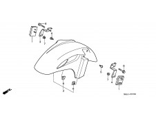 ALETA DELANTERA Honda Cbr 600 1997 - 1998