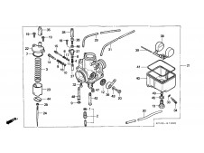 Bateria carburadores Honda Nsr 125 1990-1993