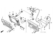 REJILLA RADIADOR Honda Nsr 125 1990-1993
