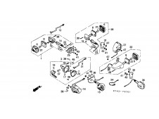 INTERMITENTE TRASERO IZQUIERDO NAKED Honda Nsr 125 1990-1993