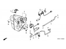 Aforador Honda Foresight 250 1998-2006