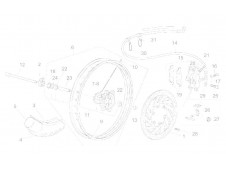 Pinza freno delantera Aprilia Pegaso 650 2003-2007