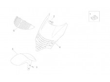 ALETA DELANTERA Aprilia Leonardo 125 Y 150 1996-2004