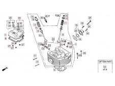 Culata completa Daelim Vt 125 1999-2006
