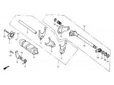 EJE SELECTOR CAMBIO Daelim Vt 125 1999-2006