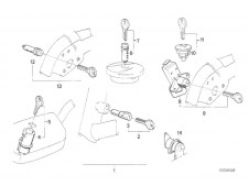 CERRADURAS COMPLETAS Bmw K1 1000 cc 1988 - 1993