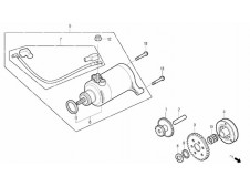 PIñON DOBLE MOTOR ARRANQUE Daelim S1 125 2007-2012