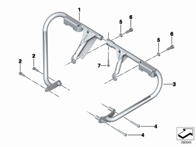 DEFENSAS MOTOR Bmw F800 gs 800 cc 2008 - 2012