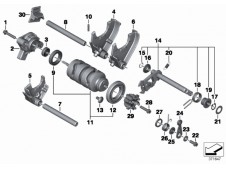 EJE SELECTOR CAMBIO Bmw F800 gs 800 cc 2008 - 2012