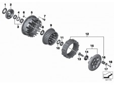 CAMPANA DE EMBRAGUE Bmw F800 gs 800 cc 2008 - 2012