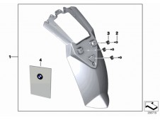 ALETA PORTA MATRÍCULA EXTENSION Bmw F800 gs 800 cc 2008 - 2012