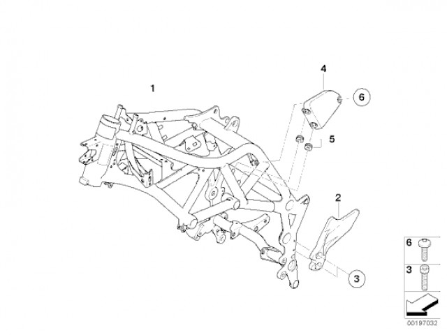 Protector colector izquierdo Bmw F800 gs 800 cc 2008 - 2012
