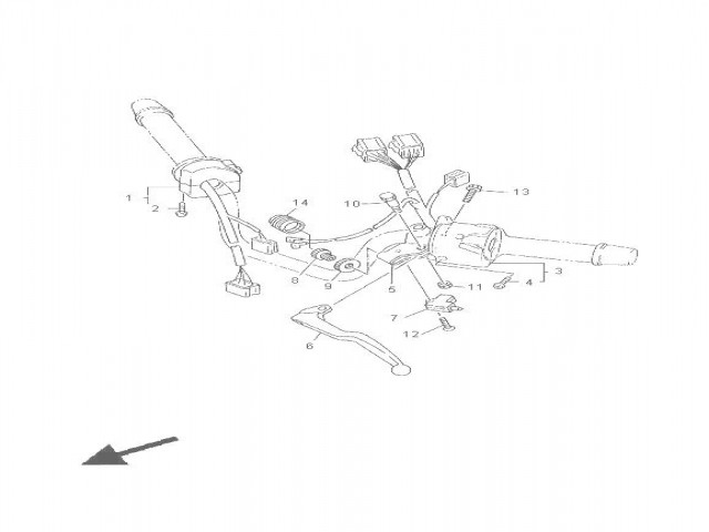 MANETA EMBRAGUE Yamaha Xj 900 diversion 1992 - 2000