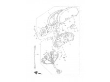 RELOJ CUENTA KILOMETROS Yamaha Xj 900 diversion 1992 - 2000