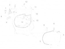 CONTRA ESCUDO Piaggio Fly 2t 50 2003-2010