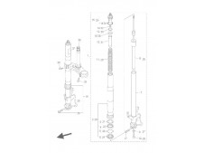 Barra horquilla tapon regulacion hidraulico Yamaha R1 1000 cc 2007 - 2008
