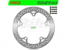 Disco de freno flotante sobredimensionado NG 1046K28 Ø320 x 181 x 4