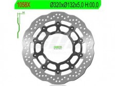 Disco de freno ondulado flotante NG 1058X Ø320 x Ø132 x 5
