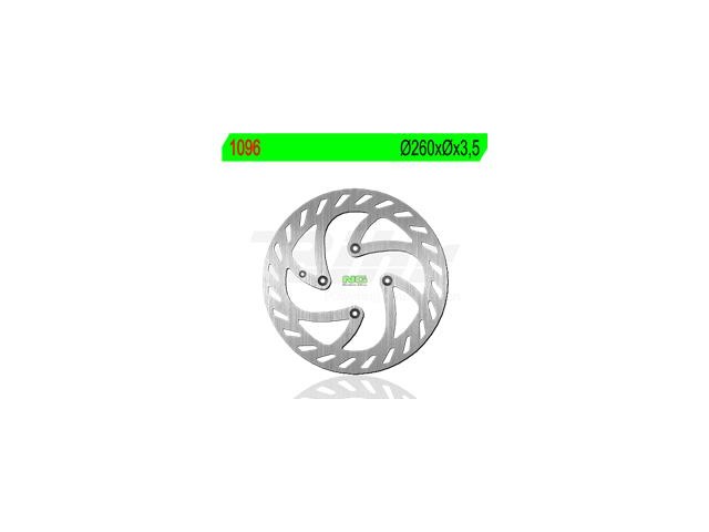 Disco de freno NG 1096 Ø260 x Ø92 x 3.5