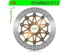 Disco de freno NG 1180 Ø310 x Ø58 x 4