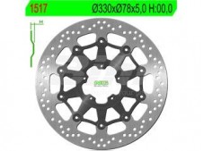 Disco de freno flotante NG 1517 Ø330 x 78 x 5