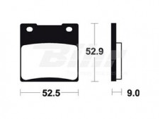 Pastillas de freno Tecnium MR56 Sinterizadas