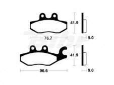 Pastillas de freno Tecnium MSS318 Sinterizadas