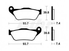 Pastillas de freno Tecnium MSS337 Sinterizadas