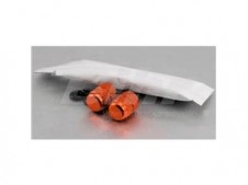 Tapones de válvula Pro-Bolt (x2) Aluminio naranja 2DCAPO